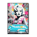Quadro Stampa su Tela Marylin Graffiti - CupidoDesign