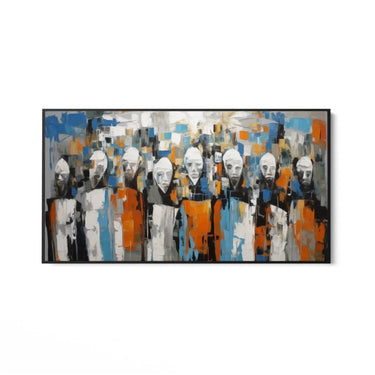 Quadro Stampa su Tela Maschere astratte - CupidoDesign