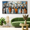 Quadro Stampa su Tela Maschere astratte - CupidoDesign