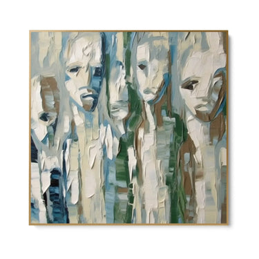 Quadro Stampa su Tela Maschere dell'anima - CupidoDesign