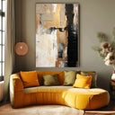 Quadro Stampa su Tela Materia dorata 60x90cm - CupidoDesign