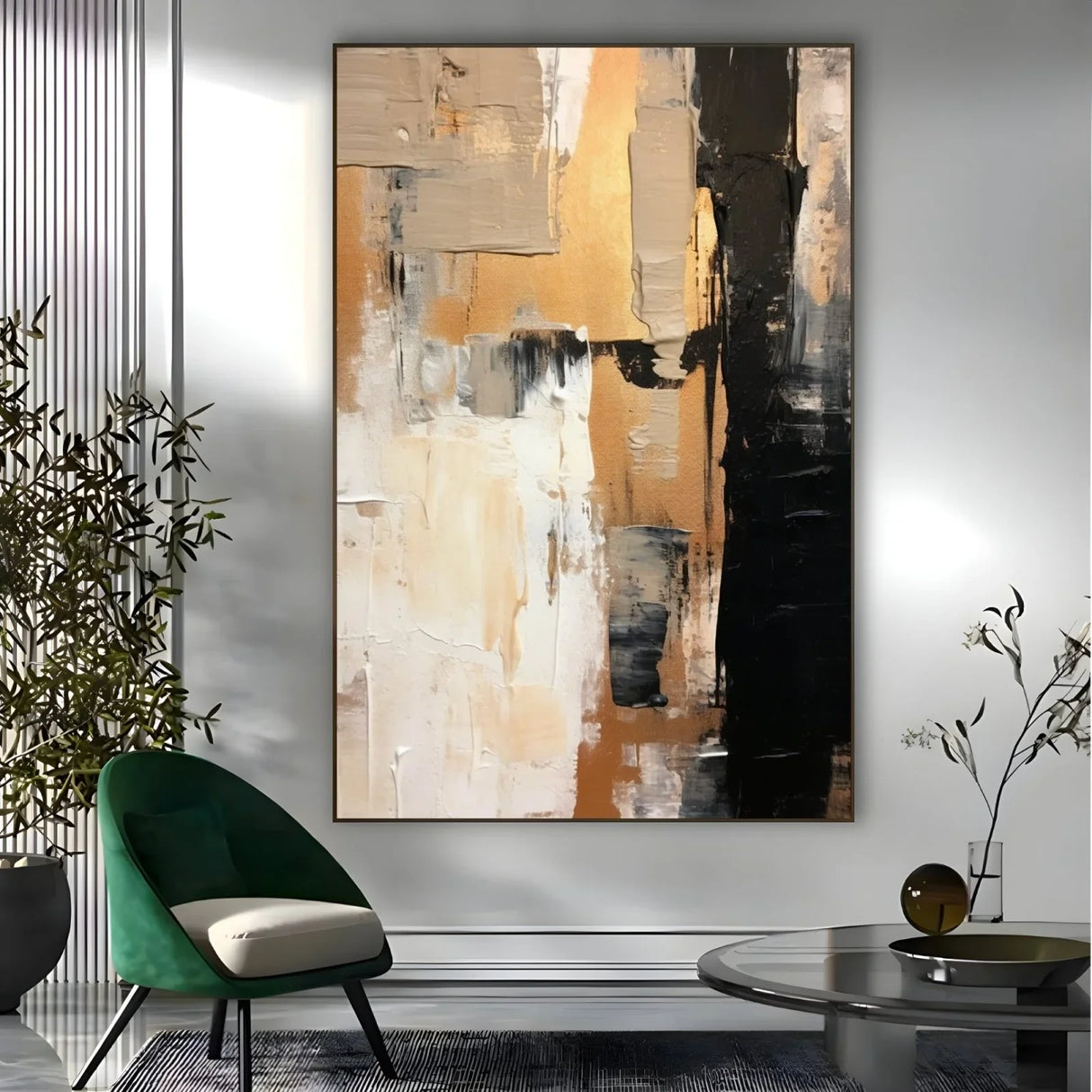 Quadro Stampa su Tela Materia dorata - CupidoDesign