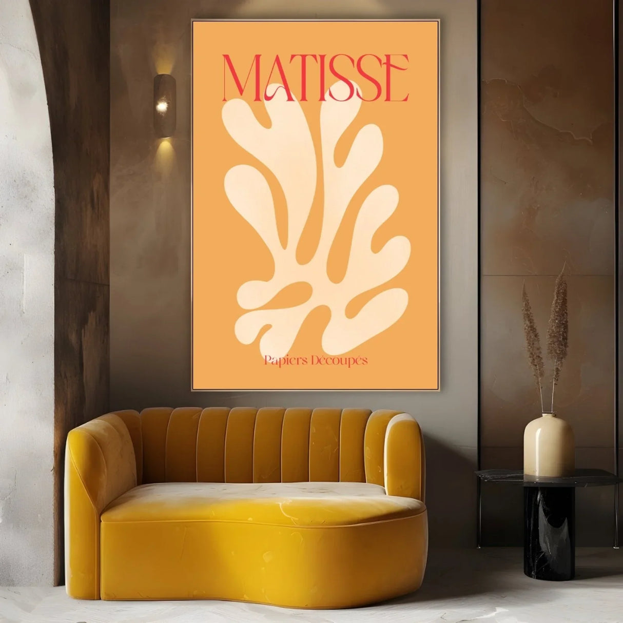 Quadro Stampa su Tela Matisse Orange - CupidoDesign