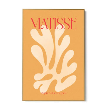 Quadro Stampa su Tela Matisse Orange - CupidoDesign