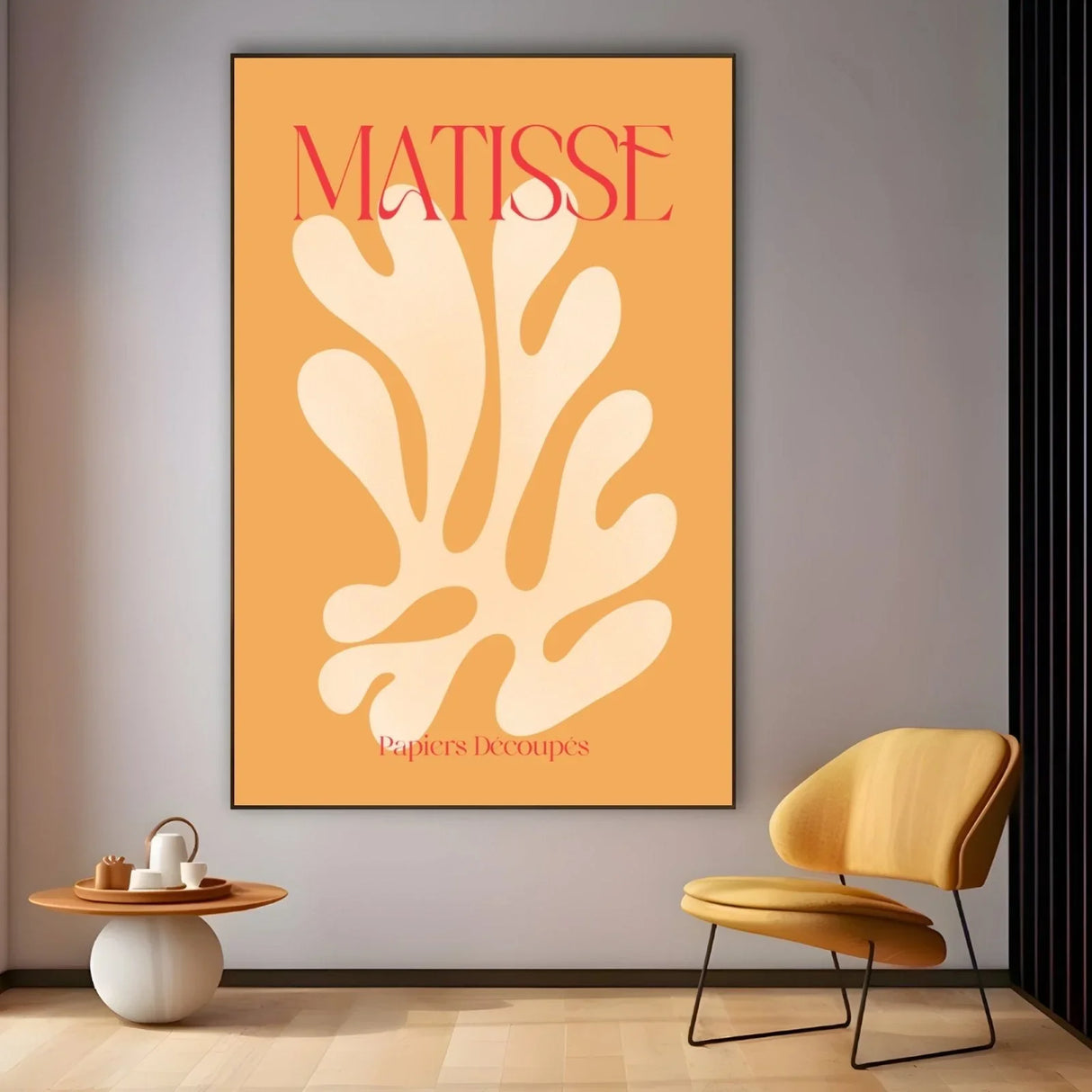 Quadro Stampa su Tela Matisse Orange - CupidoDesign