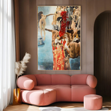 Quadro Stampa su Tela Medicine, Klimt - CupidoDesign