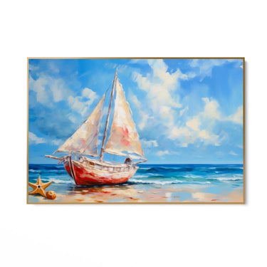 Quadro Stampa su Tela Melodia Azzurra - CupidoDesign