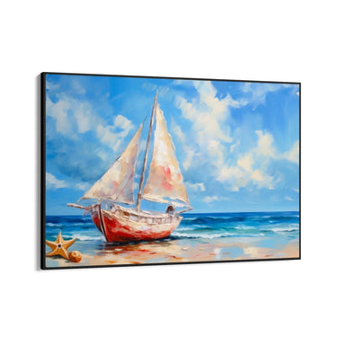 Quadro Stampa su Tela Melodia Azzurra - CupidoDesign