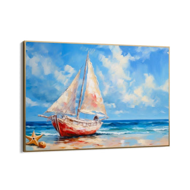 Quadro Stampa su Tela Melodia Azzurra - CupidoDesign