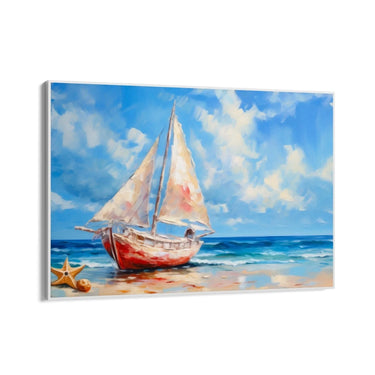 Quadro Stampa su Tela Melodia Azzurra - CupidoDesign