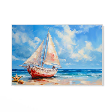 Quadro Stampa su Tela Melodia Azzurra - CupidoDesign