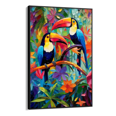 Quadro Stampa su Tela Melodia dal becco lungo - CupidoDesign