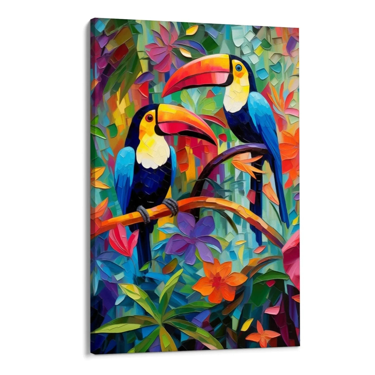 Quadro Stampa su Tela Melodia dal becco lungo - CupidoDesign