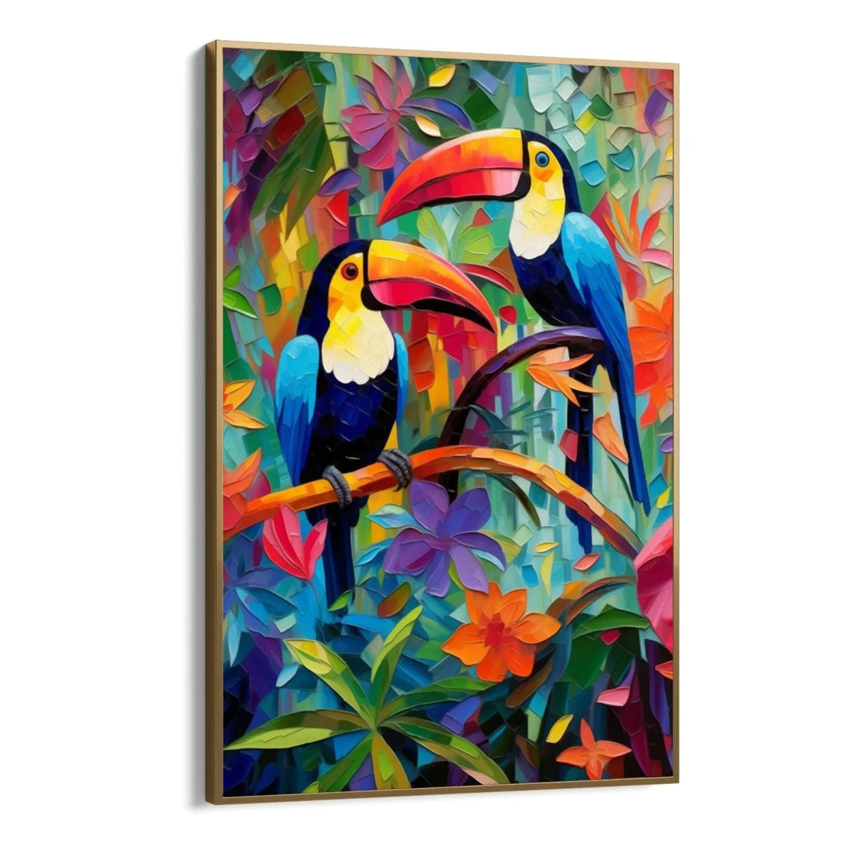 Quadro Stampa su Tela Melodia dal becco lungo - CupidoDesign