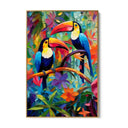 Quadro Stampa su Tela Melodia dal becco lungo - CupidoDesign