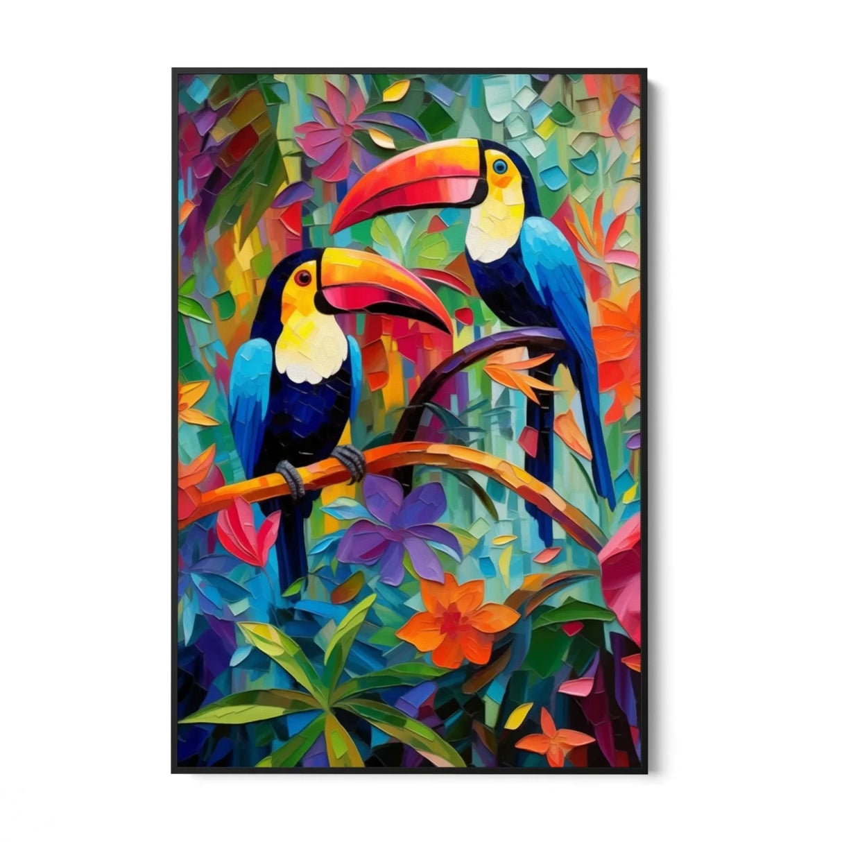 Quadro Stampa su Tela Melodia dal becco lungo - CupidoDesign