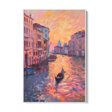 Quadro Stampa su Tela Melodia dei Canali - CupidoDesign