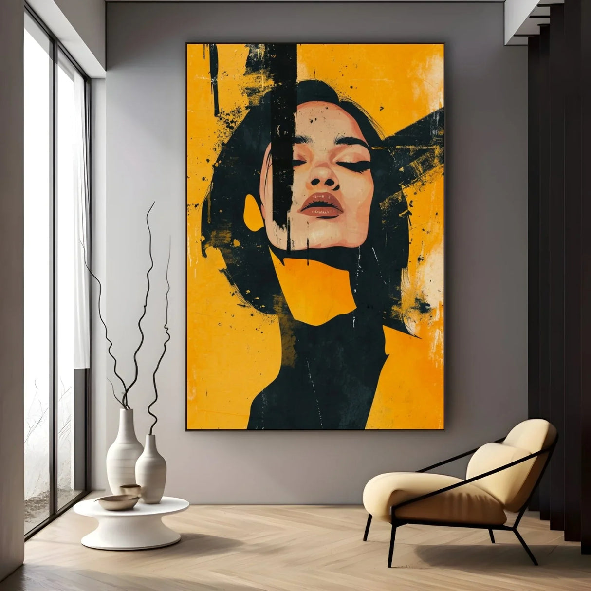 Quadro Stampa su Tela Melodia Visiva - CupidoDesign