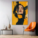 Quadro Stampa su Tela Melodia Visiva - CupidoDesign
