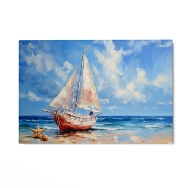 Quadro Stampa su Tela Melodia Azzurra - CupidoDesign