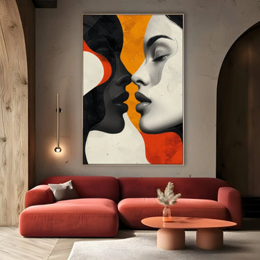 Quadro Stampa su Tela Melodie del Vuoto - CupidoDesign