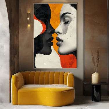 Quadro Stampa su Tela Melodie del Vuoto - CupidoDesign