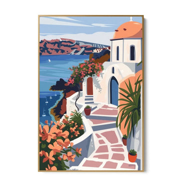 Quadro Stampa su Tela Melodie dell'Arcipelago - CupidoDesign