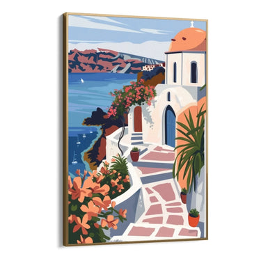 Quadro Stampa su Tela Melodie dell'Arcipelago - CupidoDesign