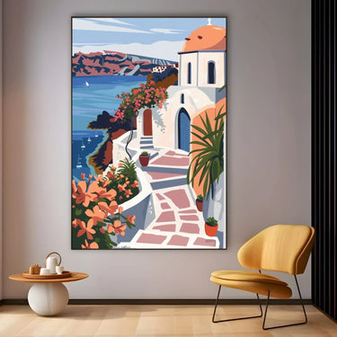 Quadro Stampa su Tela Melodie dell'Arcipelago - CupidoDesign
