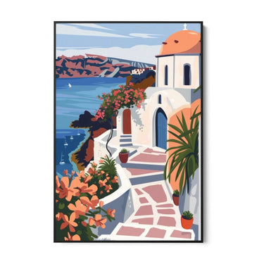 Quadro Stampa su Tela Melodie dell'Arcipelago - CupidoDesign