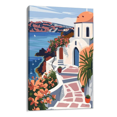 Quadro Stampa su Tela Melodie dell'Arcipelago - CupidoDesign