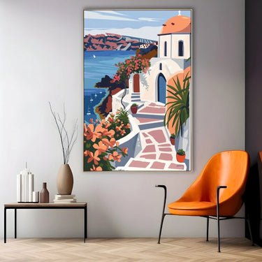 Quadro Stampa su Tela Melodie dell'Arcipelago - CupidoDesign