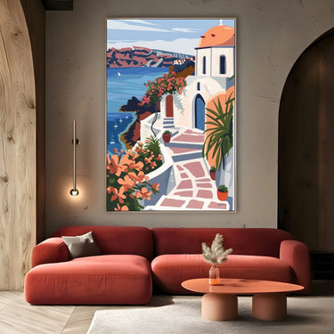 Quadro Stampa su Tela Melodie dell'Arcipelago - CupidoDesign