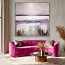 Quadro Stampa su Tela Melodie di lilla - CupidoDesign