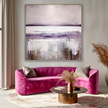 Quadro Stampa su Tela Melodie di lilla - CupidoDesign