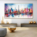 Quadro Stampa su Tela Meraviglie del Mondo - CupidoDesign