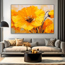 Quadro Stampa su Tela Meraviglioso giallo - CupidoDesign