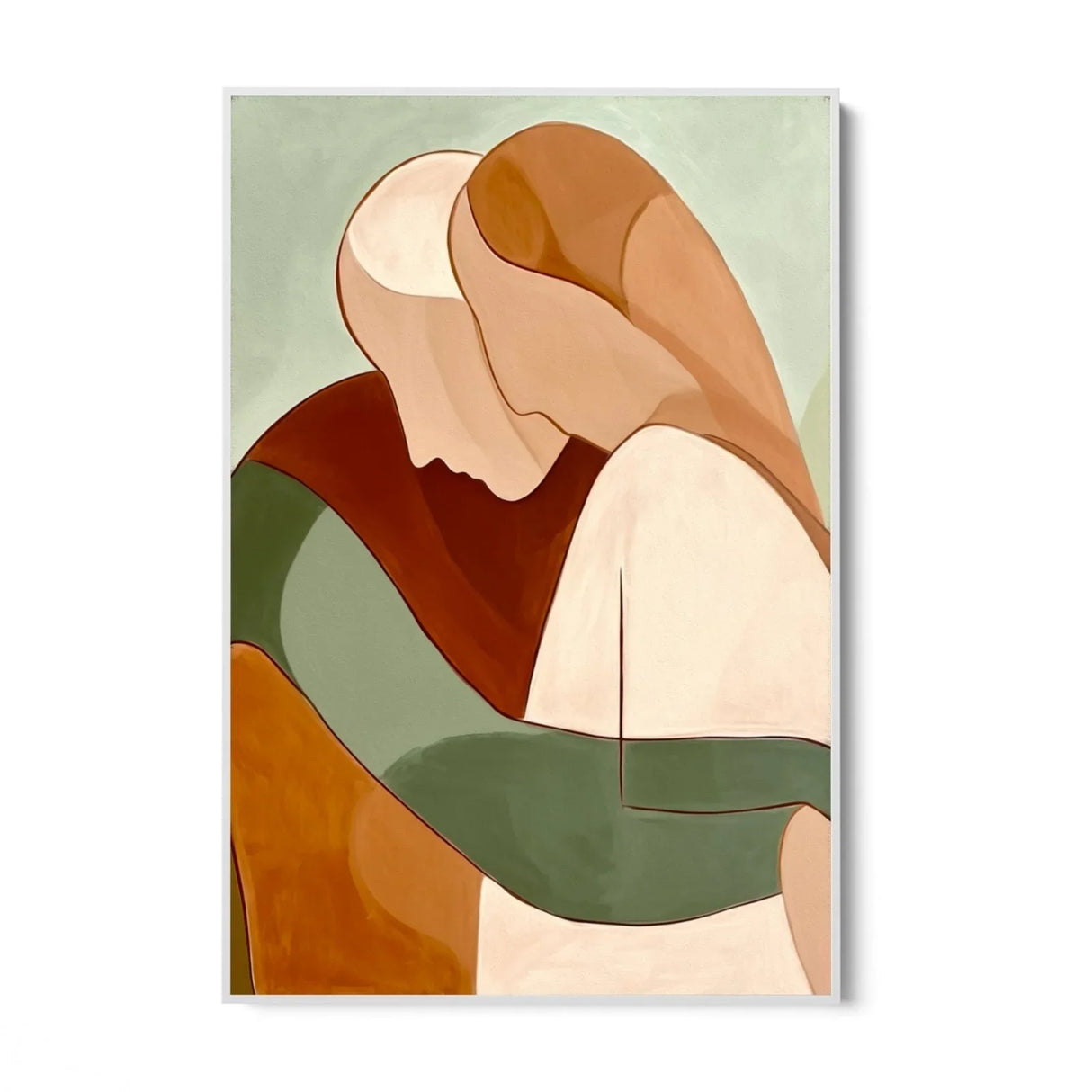 Quadro Stampa su Tela Minimalismo dell'Amore - CupidoDesign