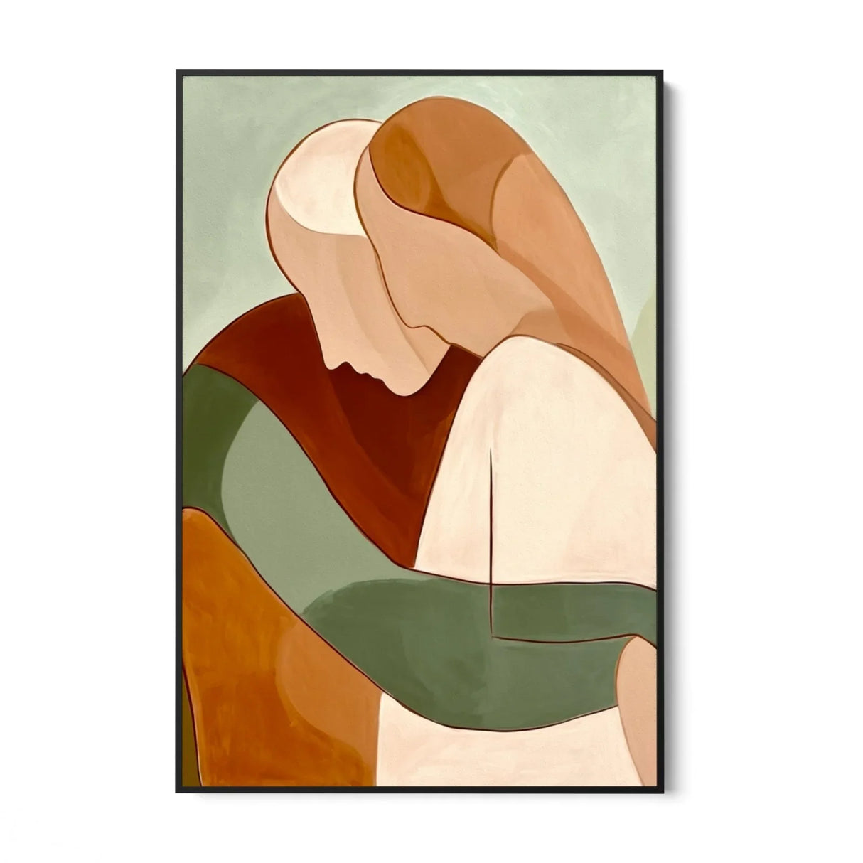 Quadro Stampa su Tela Minimalismo dell'Amore - CupidoDesign