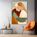 Quadro Stampa su Tela Minimalismo dell'Amore - CupidoDesign