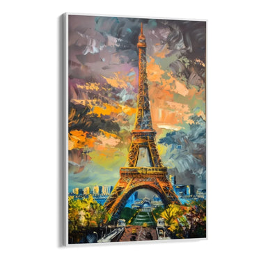 Quadro Stampa su Tela Miraggi di Tour Eiffel, Francia - CupidoDesign