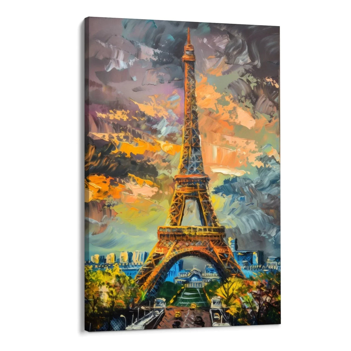 Quadro Stampa su Tela Miraggi di Tour Eiffel, Francia - CupidoDesign