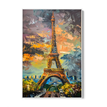 Quadro Stampa su Tela Miraggi di Tour Eiffel, Francia - CupidoDesign