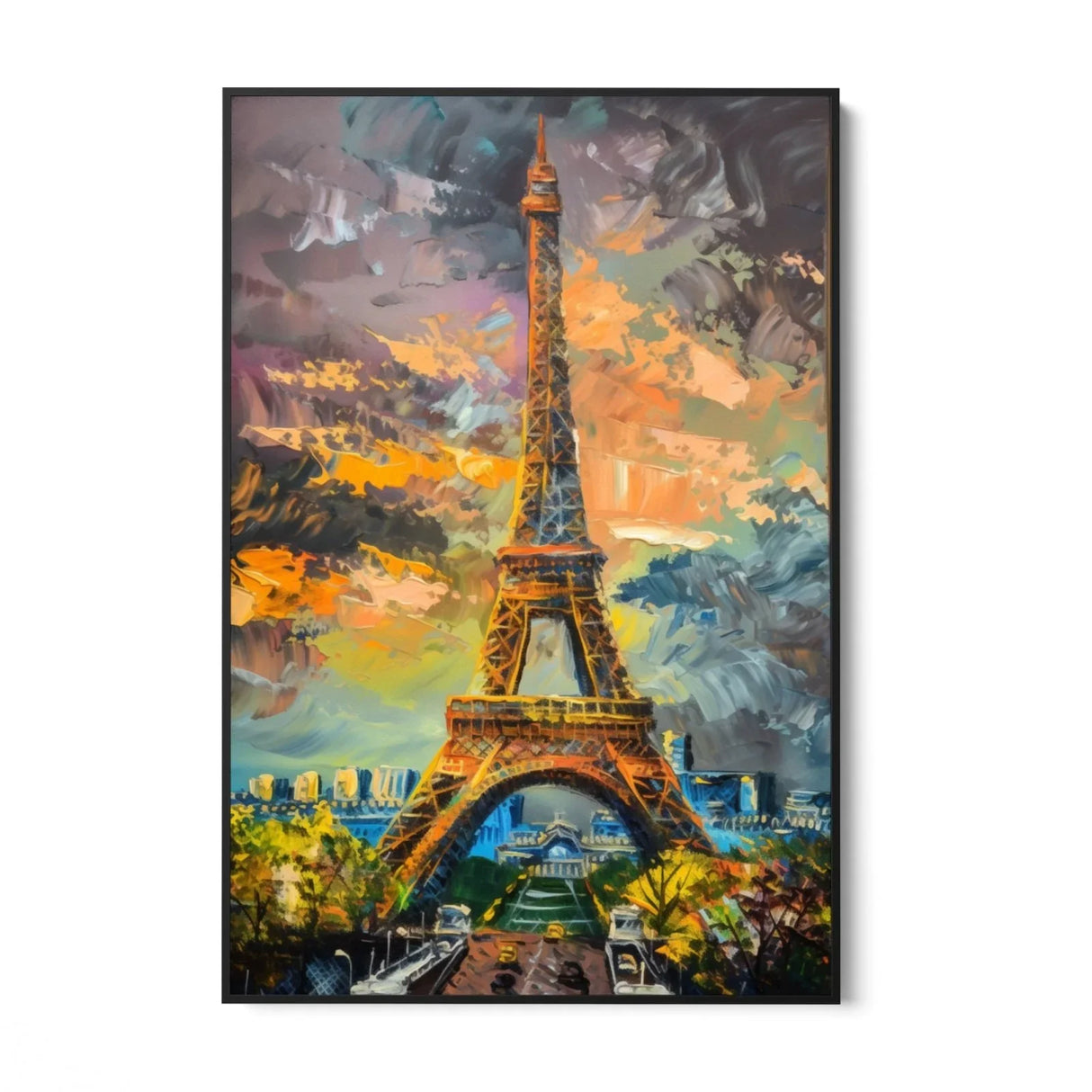 Quadro Stampa su Tela Miraggi di Tour Eiffel, Francia - CupidoDesign