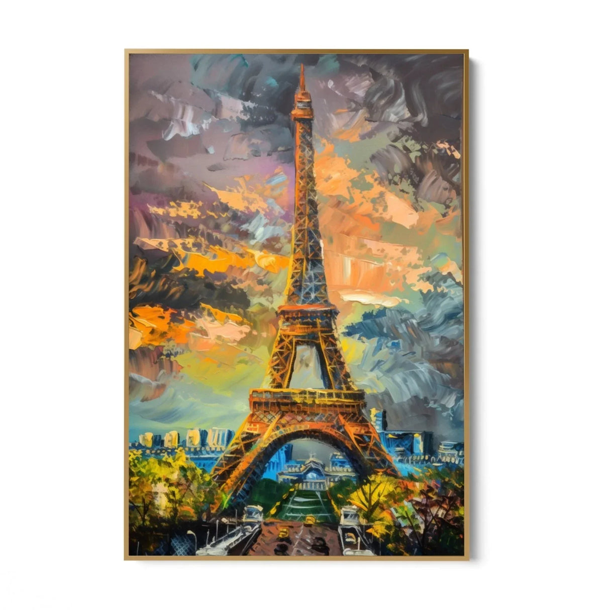 Quadro Stampa su Tela Miraggi di Tour Eiffel, Francia - CupidoDesign