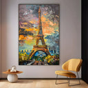 Quadro Stampa su Tela Miraggi di Tour Eiffel, Francia - CupidoDesign