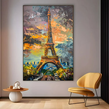 Quadro Stampa su Tela Miraggi di Tour Eiffel, Francia - CupidoDesign