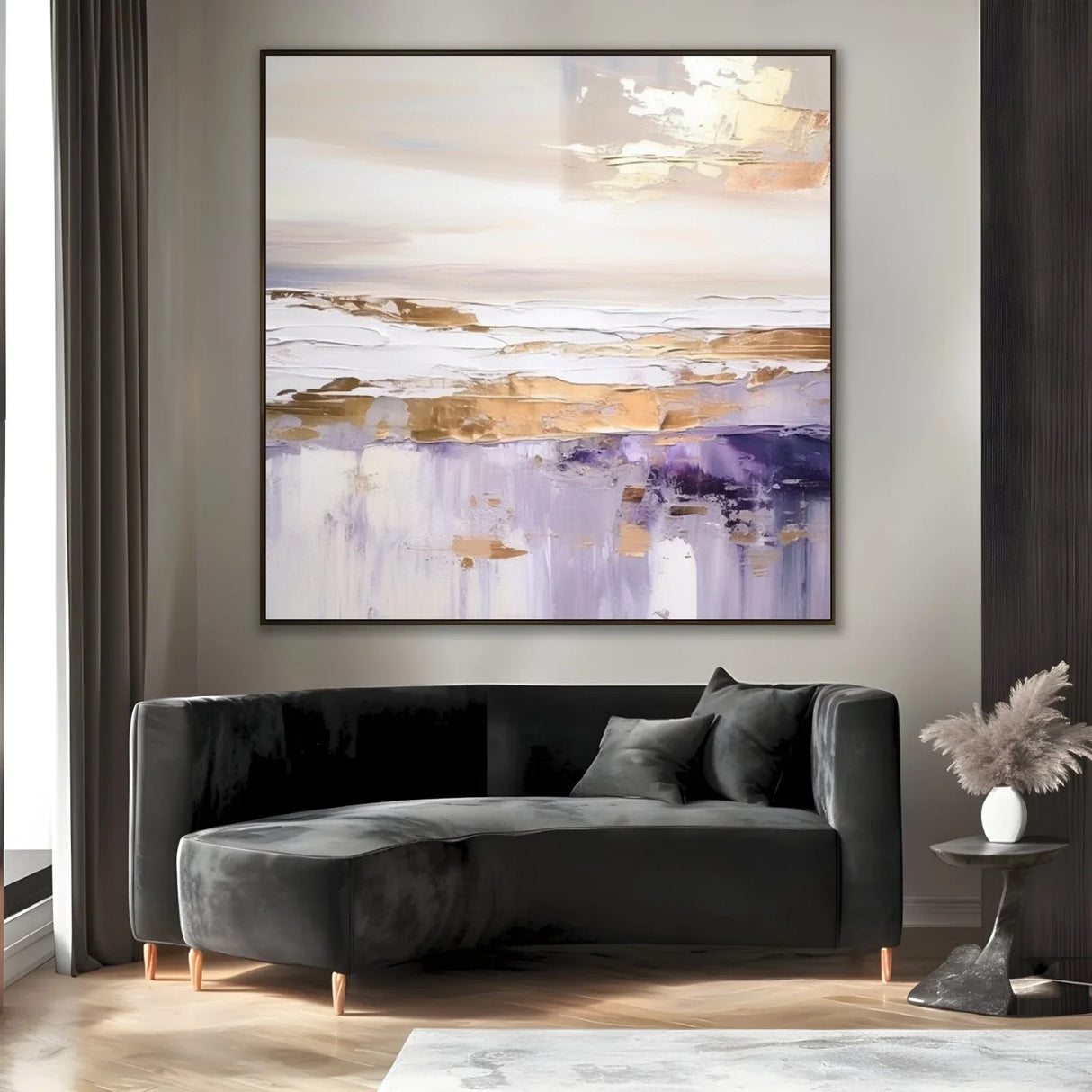 Quadro Stampa su Tela Miraggi violetti - CupidoDesign