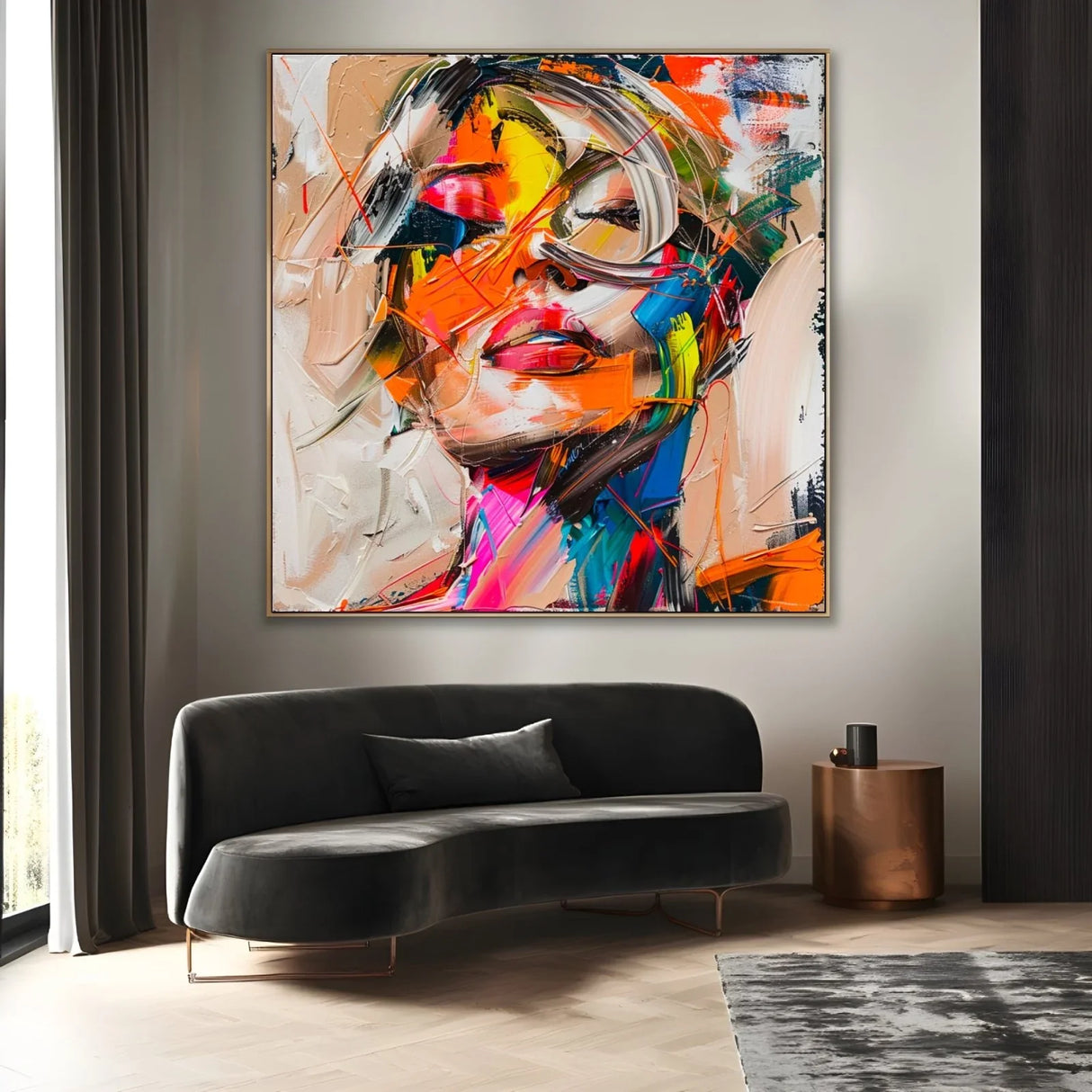Quadro Stampa su Tela Miraggio Senza Fine - CupidoDesign