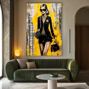 Quadro Stampa su Tela Moda in movimento - CupidoDesign